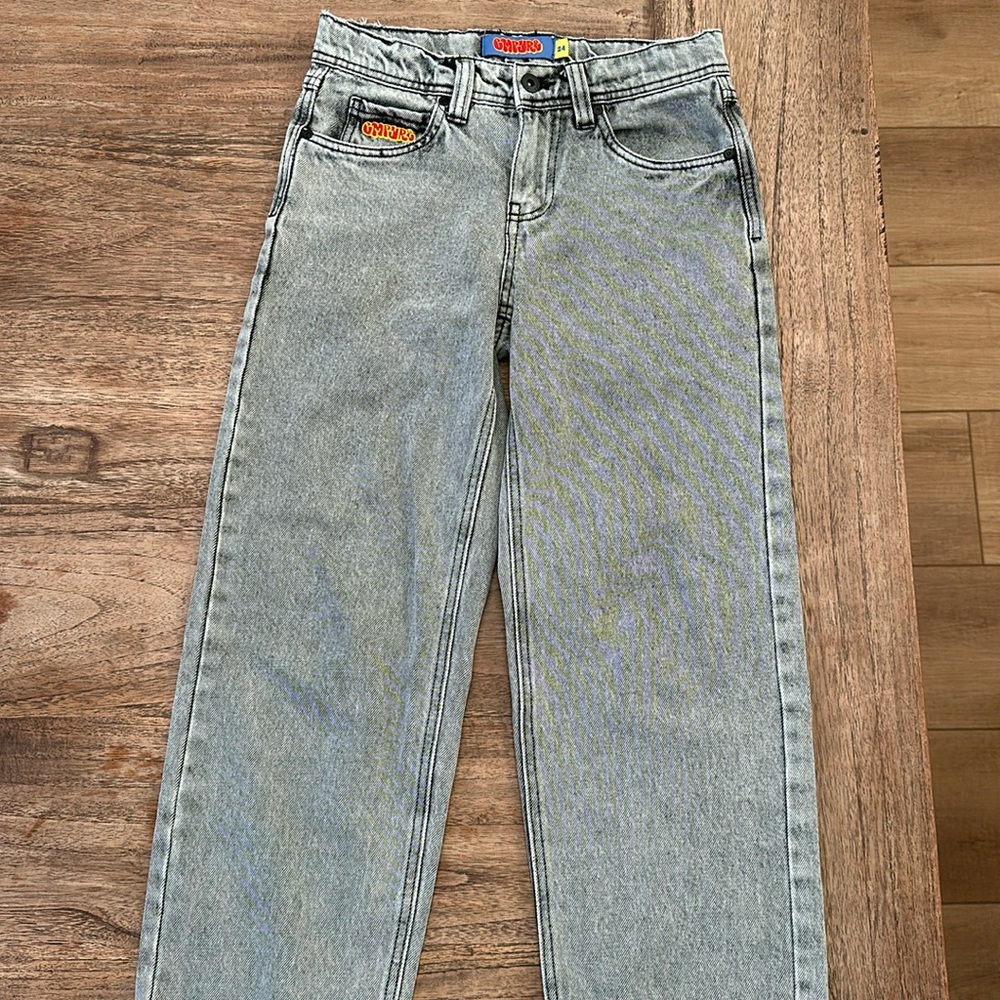 Empyre Loose Fit Scramble Grey Skate Jeans - size 24
